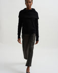 Leather Margot Pants, Black