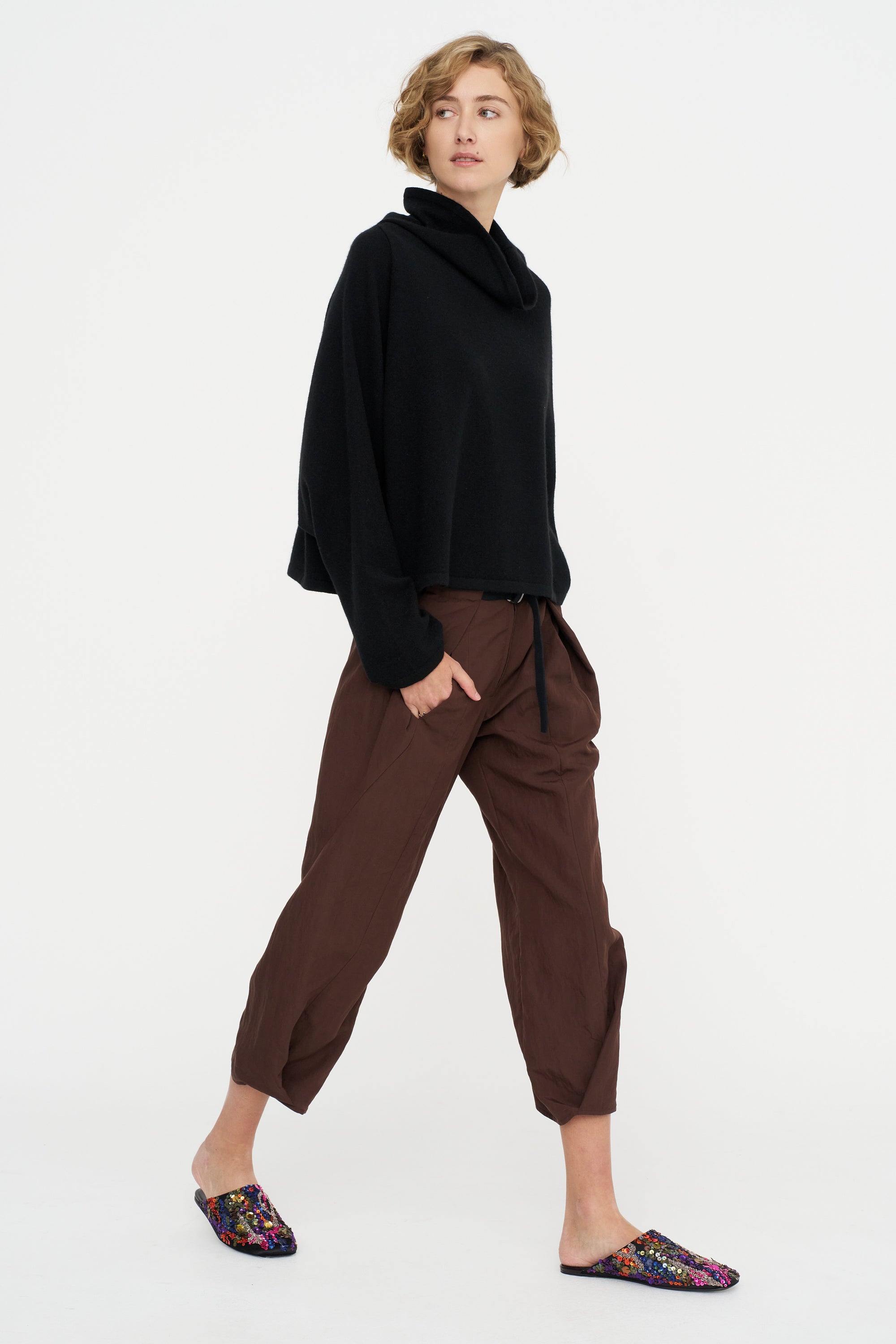 Wrap Akeo Pant, Chocolate