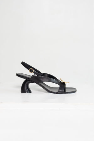 DRIES VAN NOTEN - Sling Back Sandal, Black