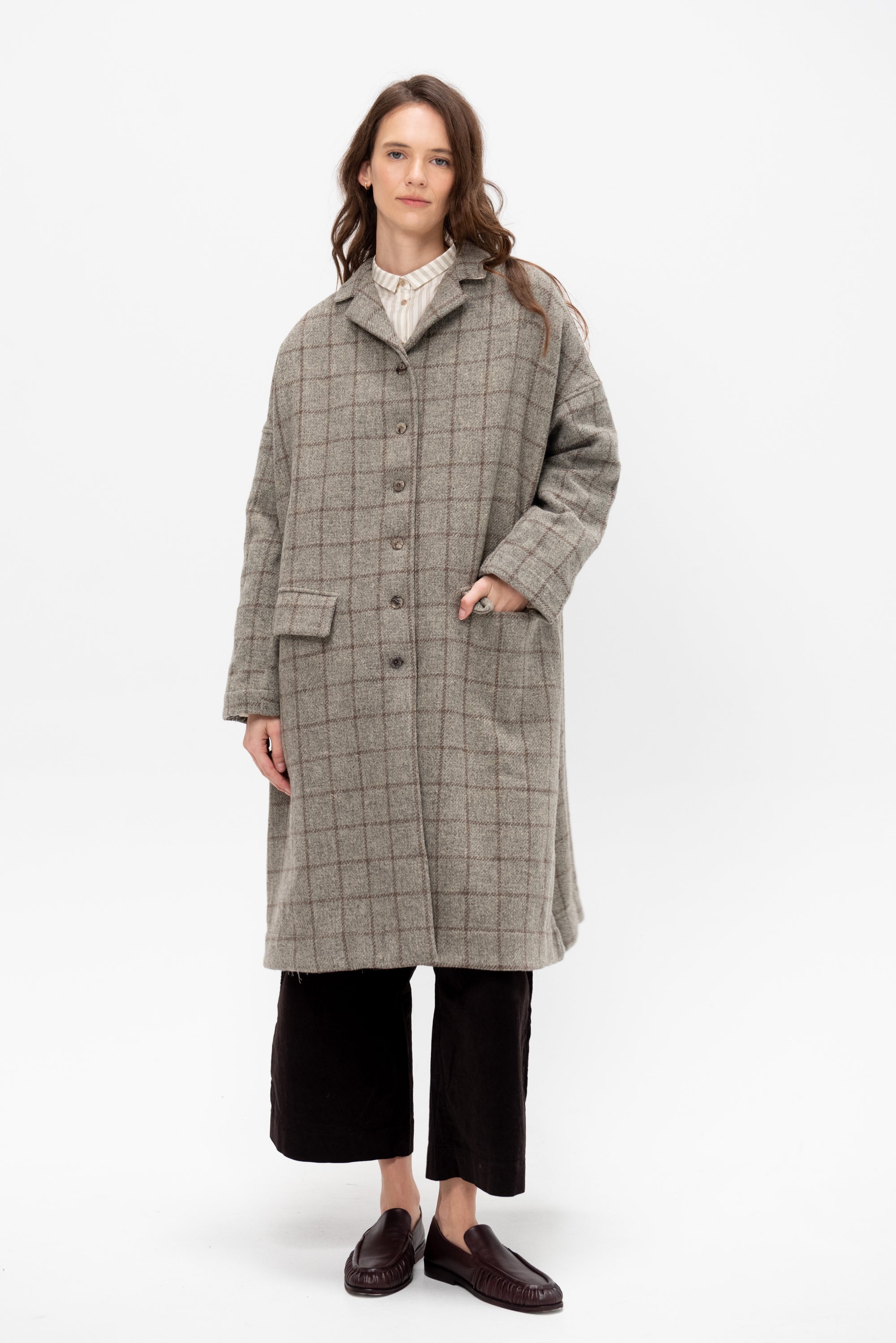 Alpago Coat, Stone