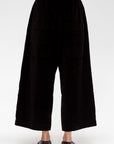 Wide & Short Velvet Trousers