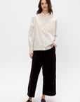 Wide & Short Velvet Trousers