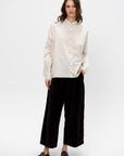 Wide & Short Velvet Trousers