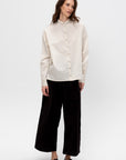 Wide & Short Velvet Trousers
