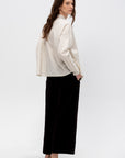 Wide & Short Velvet Trousers
