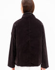 Short Loose Blazer, Chocolate