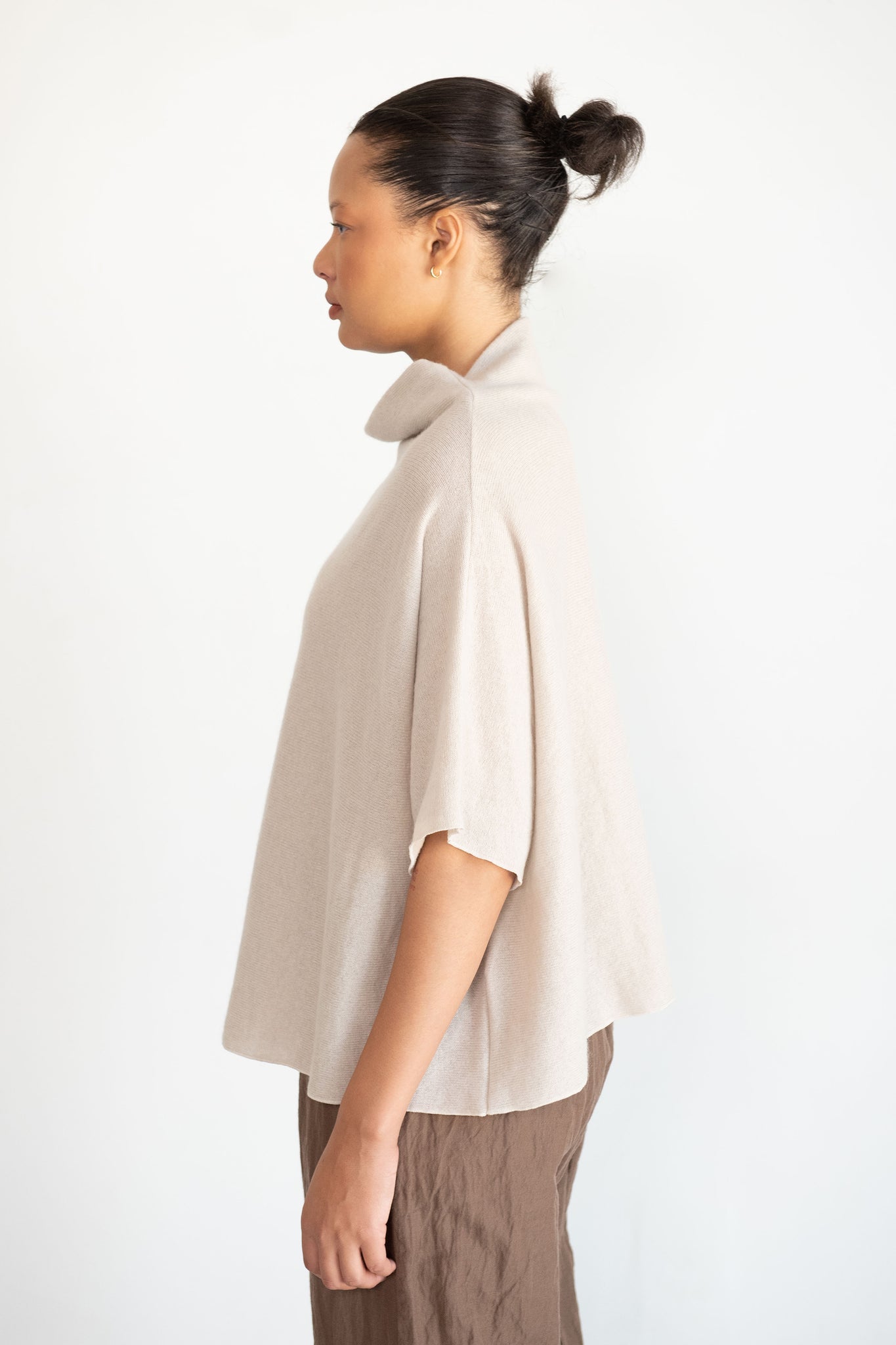 Album di Famiglia - Highneck Pullover, Fog