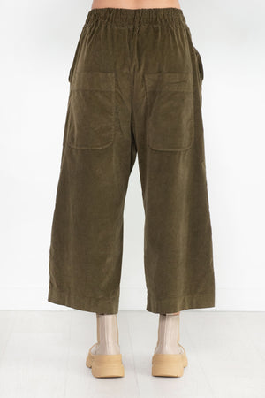 Album De Famiglia Velvet W&S Trousers, Olive – Kick Pleat