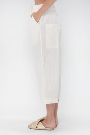 Wide and Short Trouser, Milk
