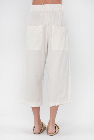 Wide and Short Trouser, Milk