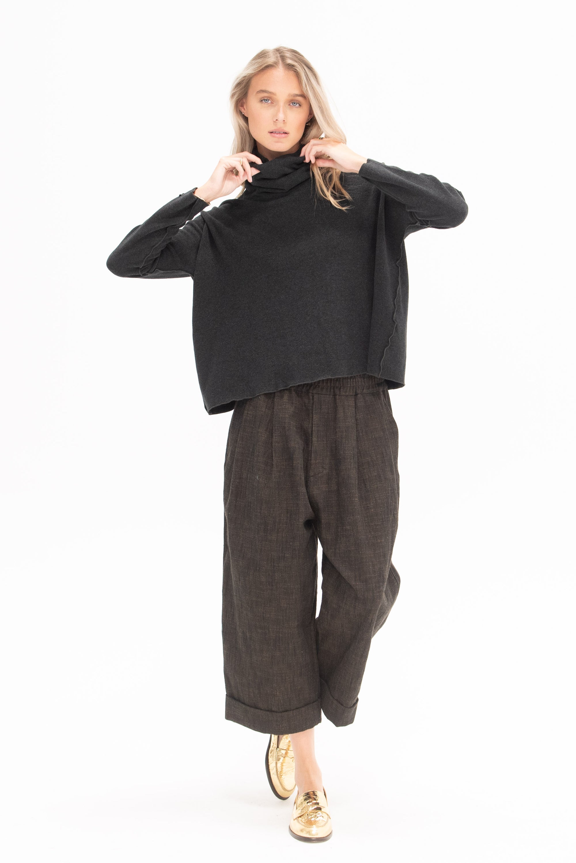ALBUM DI FAMIGLIA - Dolcevita Jumper, Slate