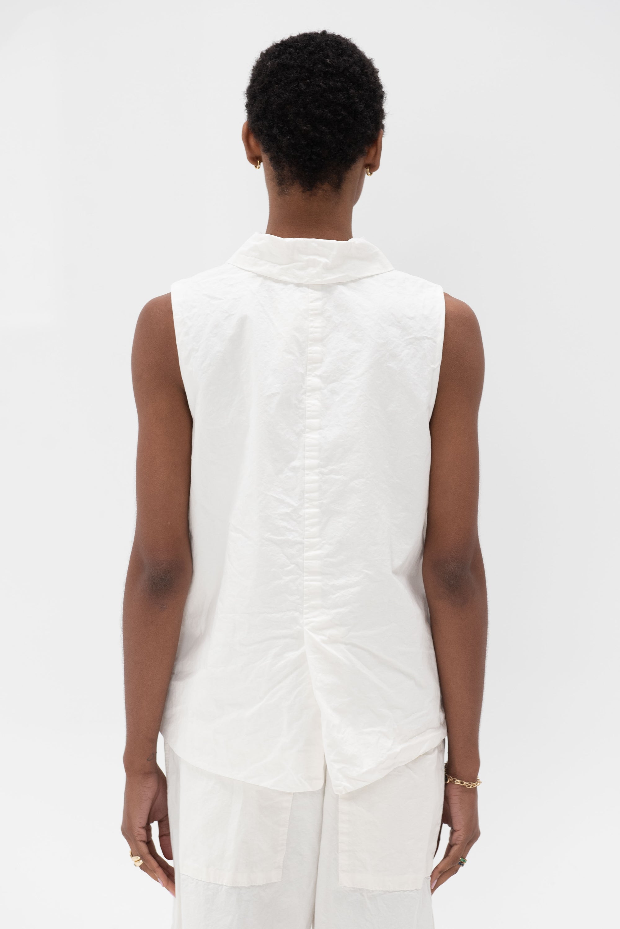 Album di Famiglia - Sleeveless Blazer, Milk