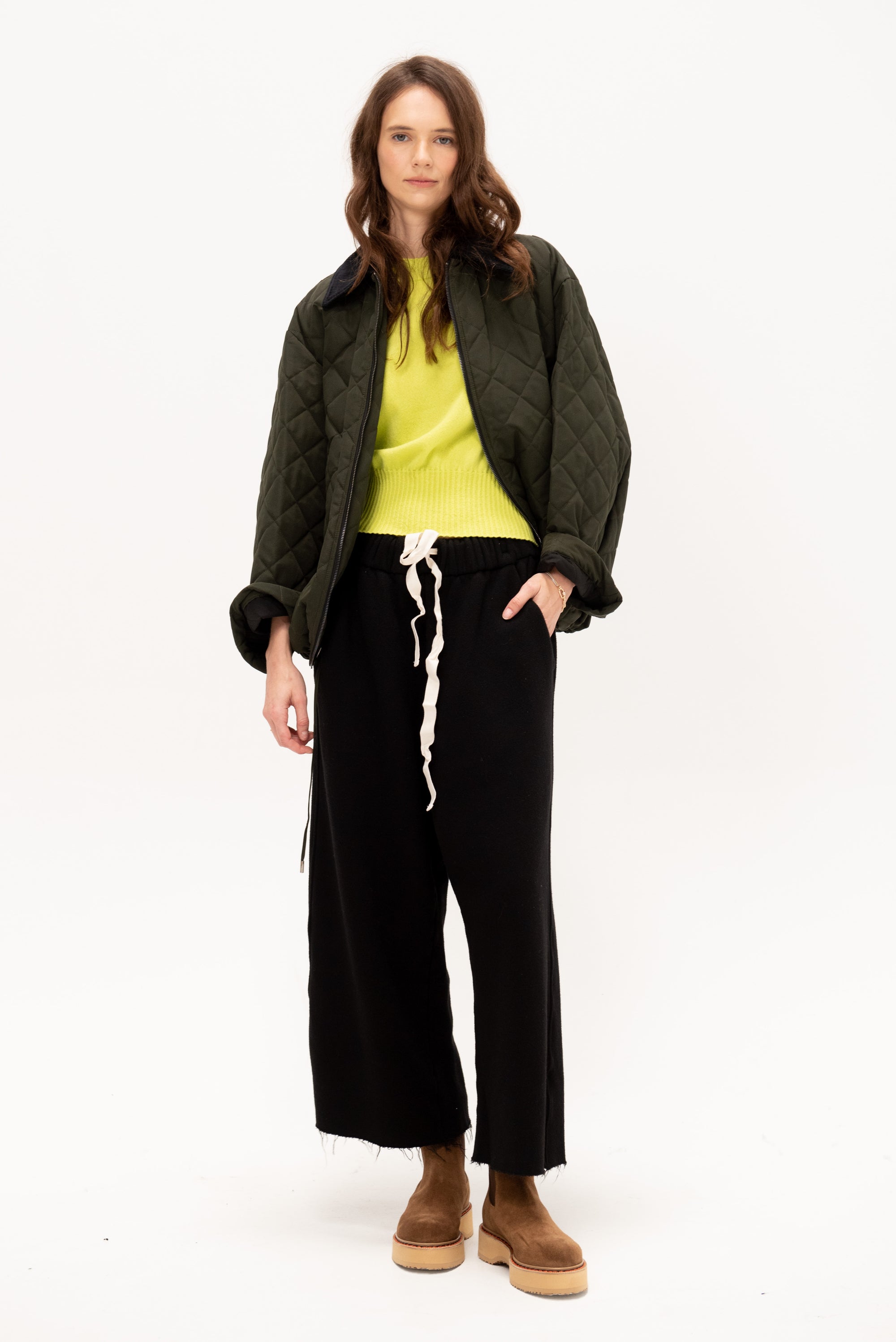 Soft Wide &amp; Short Trousers