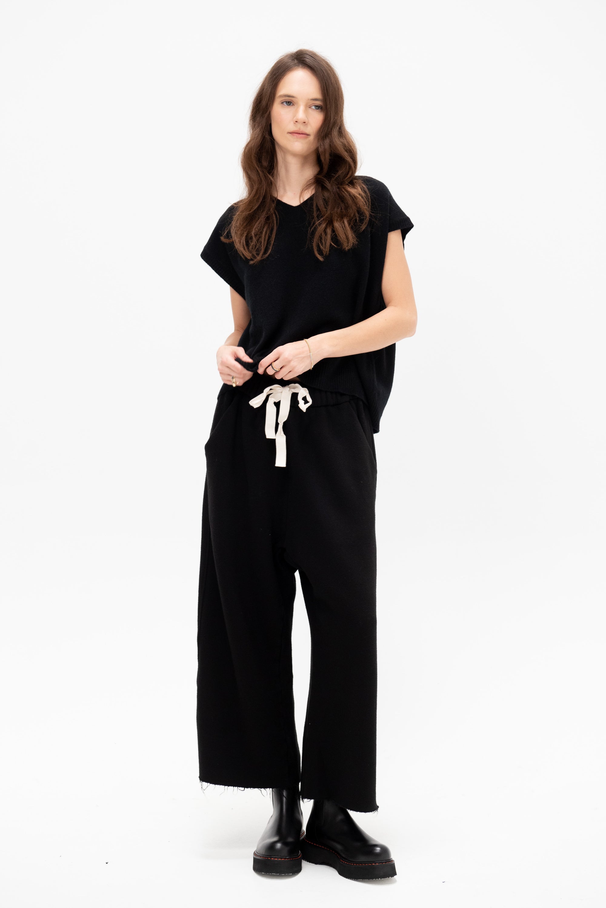 Cashmere Vest, Black