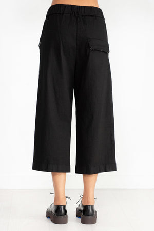 Album di Famiglia - Wide & Short Trousers, Black