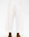 Wide & Short Velvet Trousers
