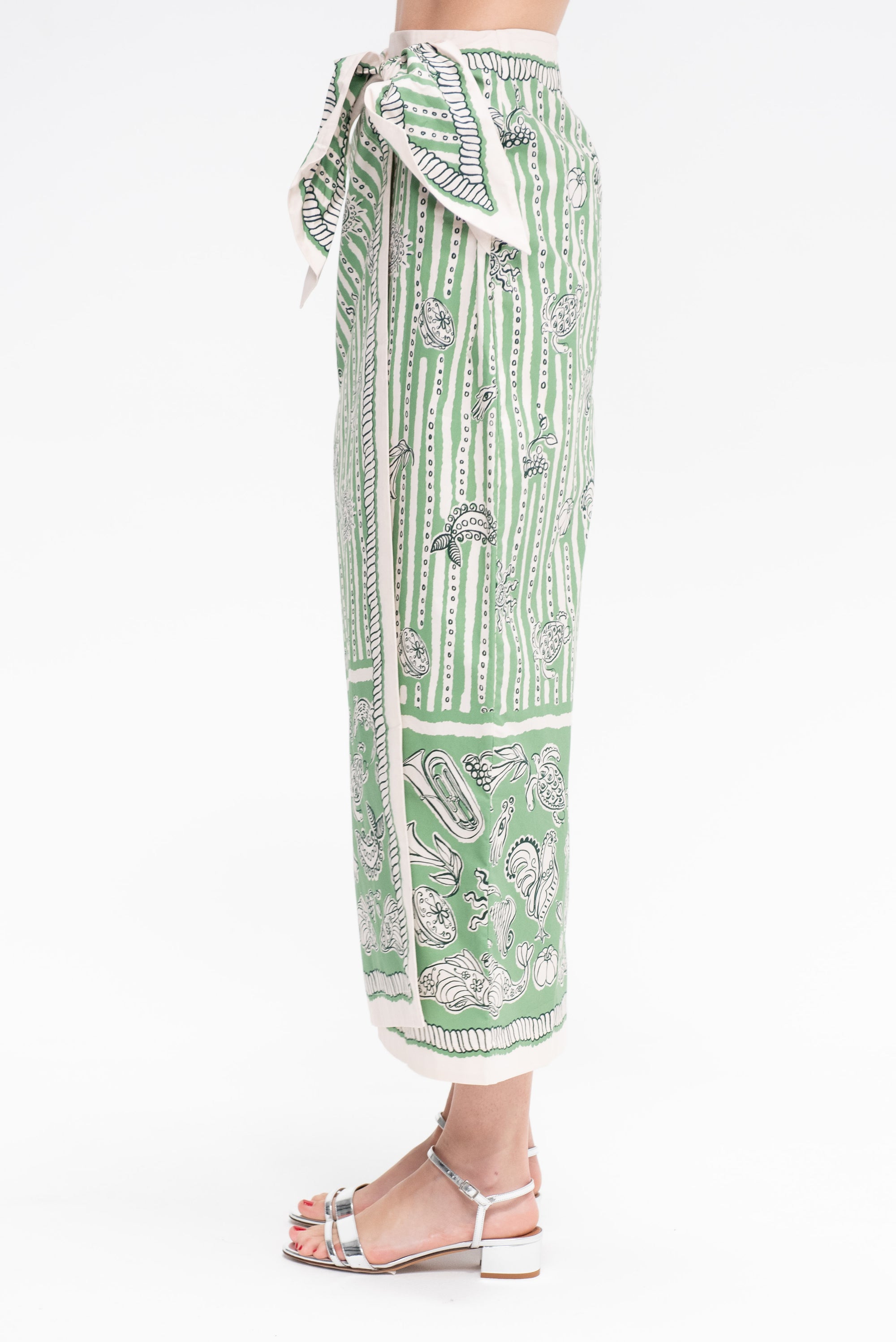 ALÉMAIS - Lula Sarong Skirt, Stripe