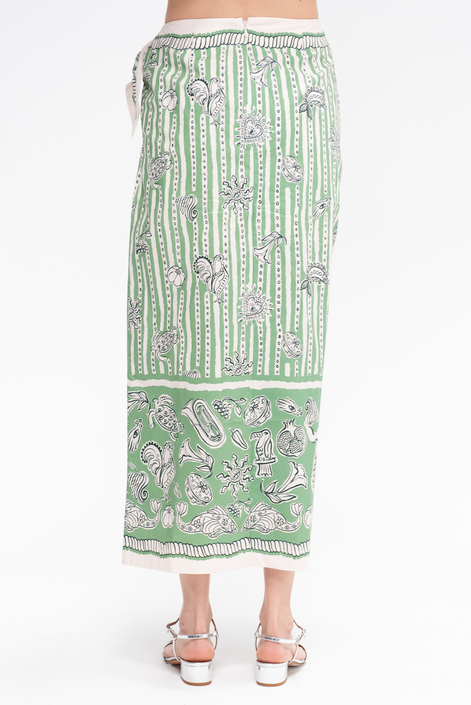 ALÉMAIS - Lula Sarong Skirt, Stripe