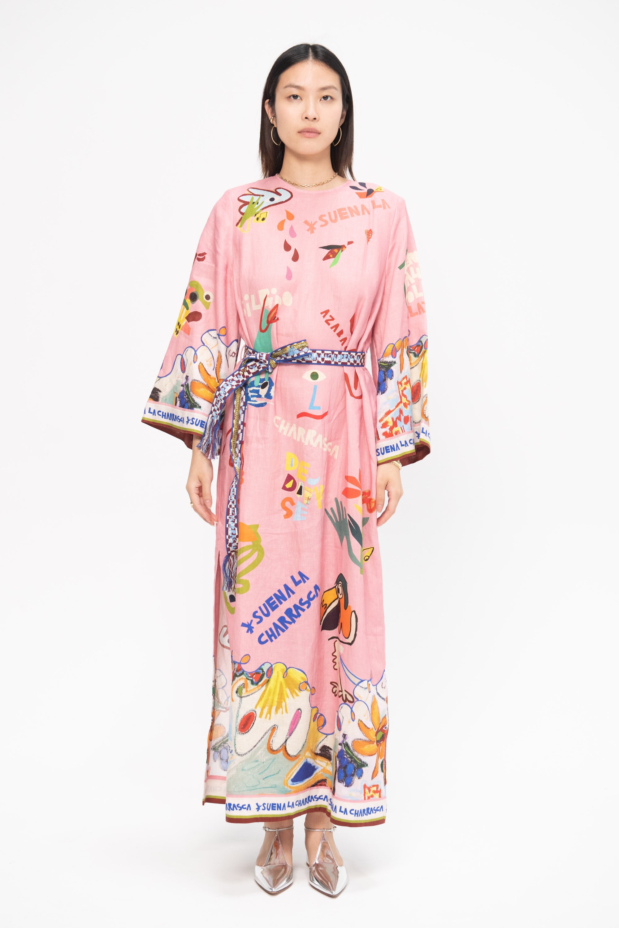 ALÉMAIS - La Charrasca Midi Dress, Multi