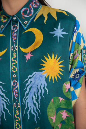 ALÉMAIS - Guardian Oversized Shirt, Multi