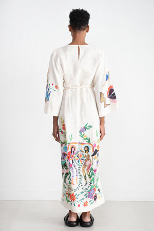 ALÉMAIS - Meagan Midi Dress, Cream
