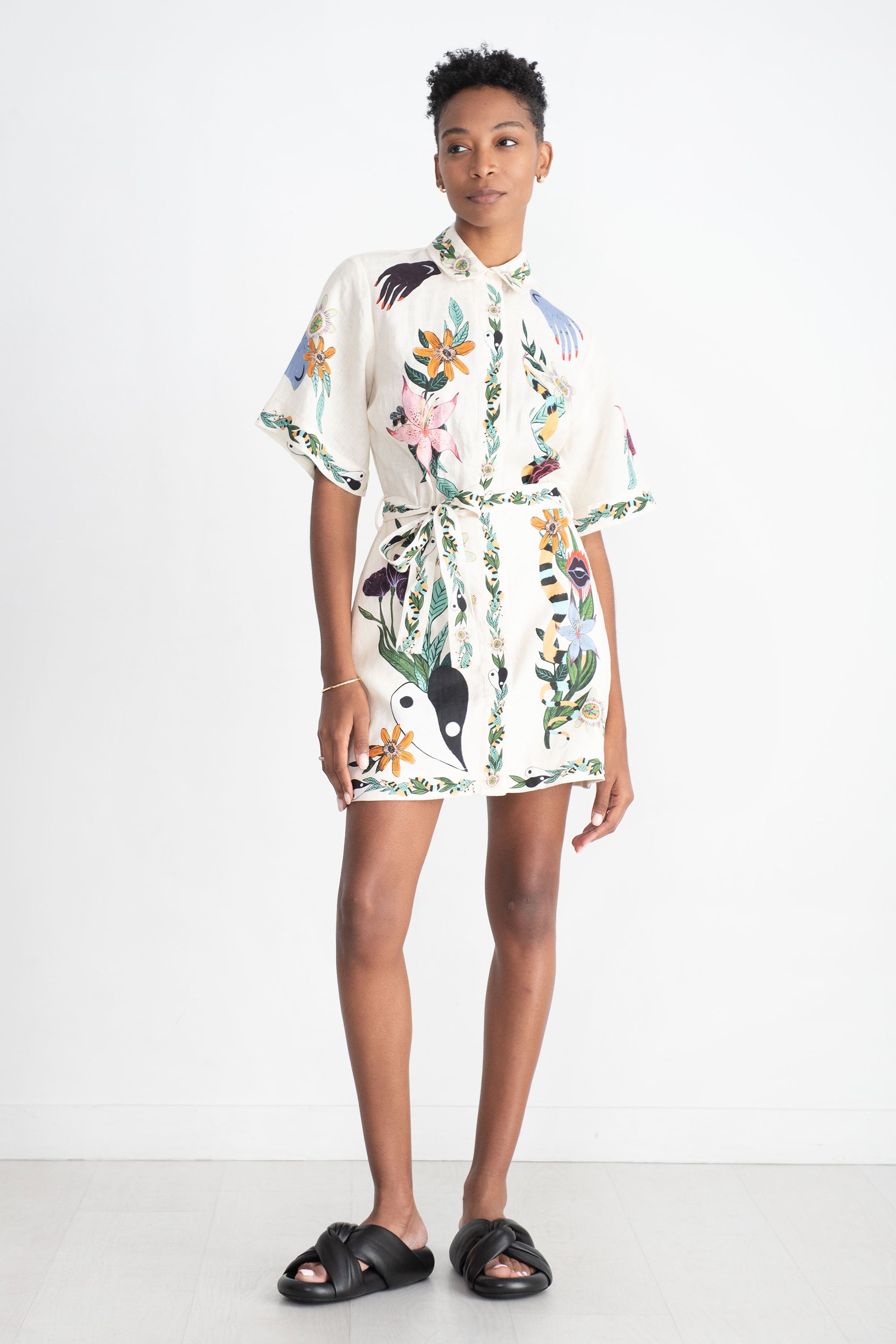 Zara seamed mini online dress