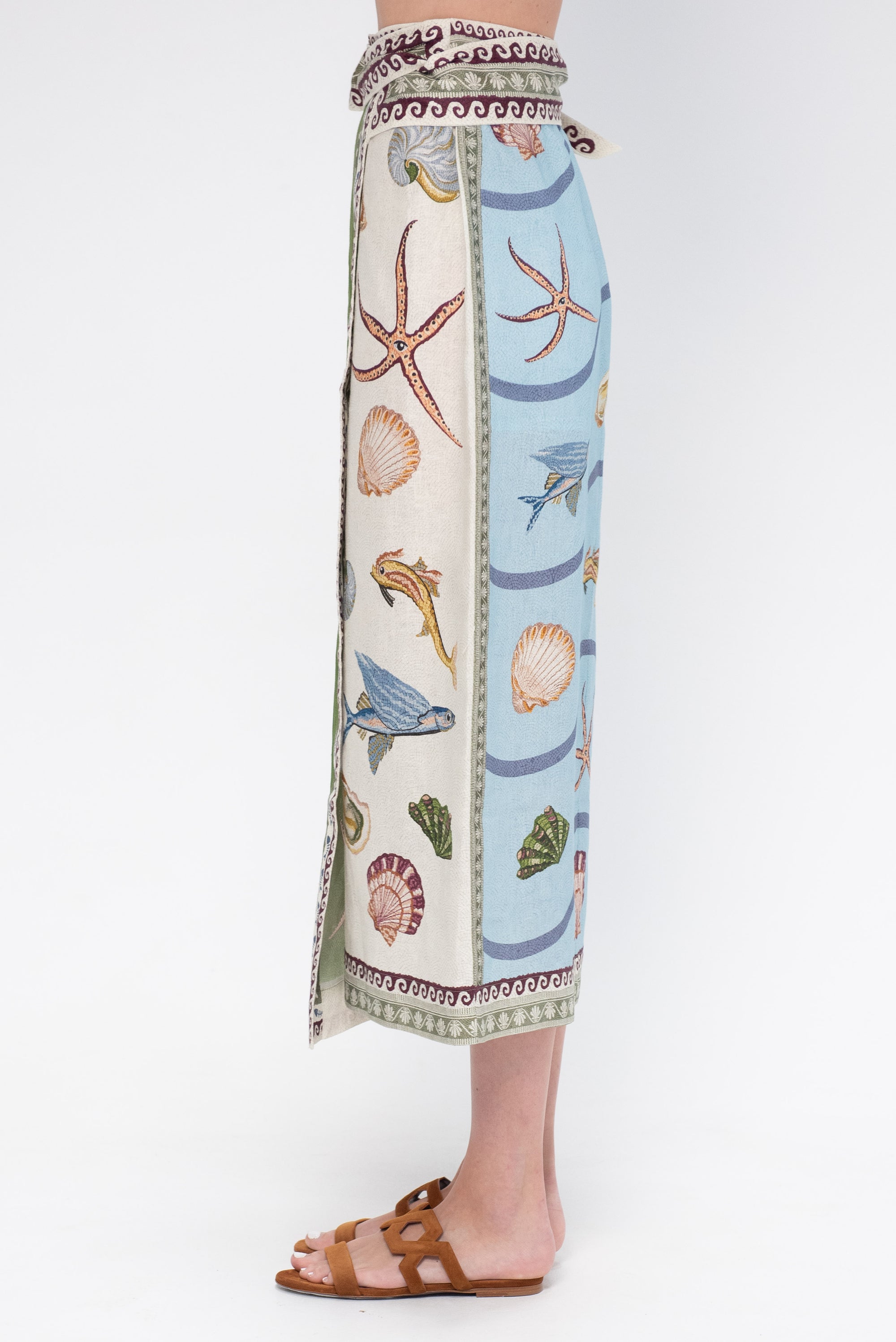 Bath House Sarong Skirt, Multi