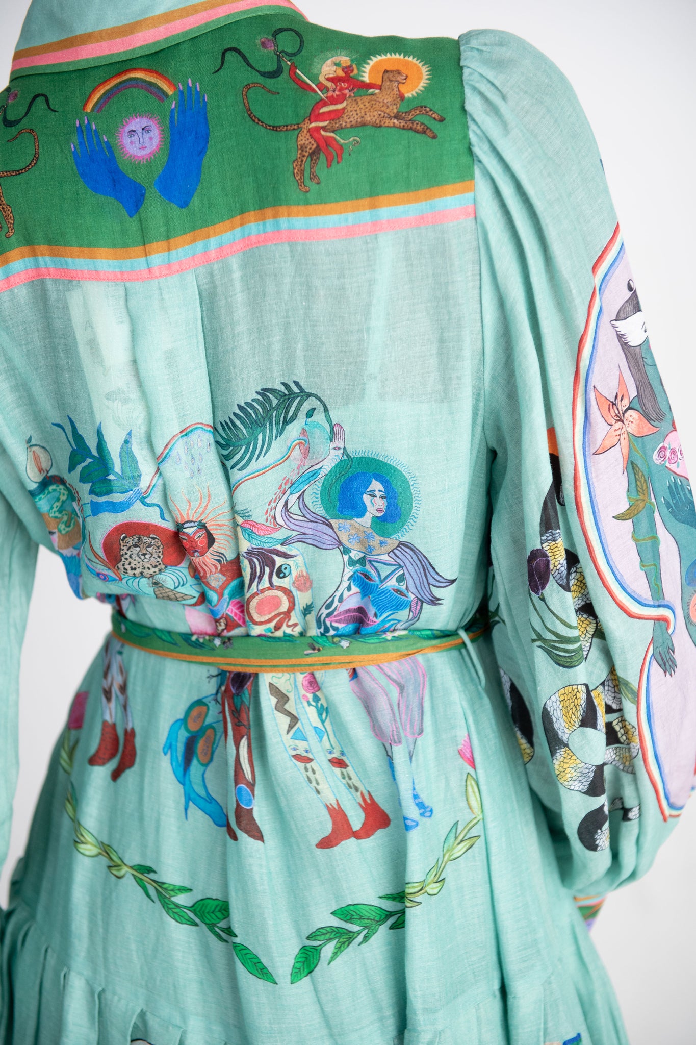 ALÉMAIS - Evergreen Shirtdress, Multi