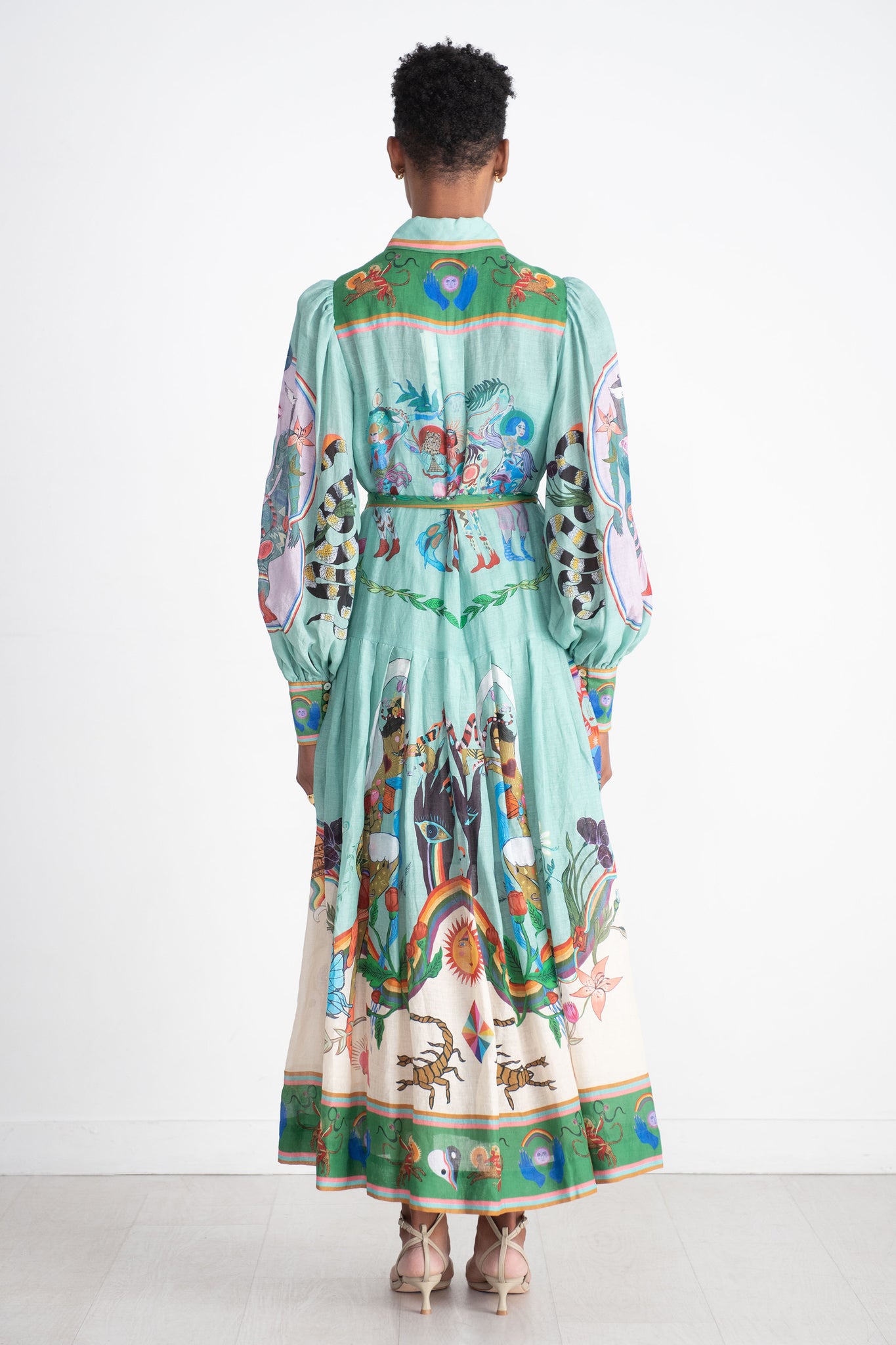 ALÉMAIS - Evergreen Shirtdress, Multi