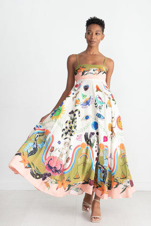 ALÉMAIS - Evergreen Sundress, Multi