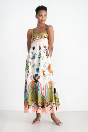 ALÉMAIS - Evergreen Sundress, Multi