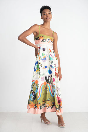 ALÉMAIS - Evergreen Sundress, Multi