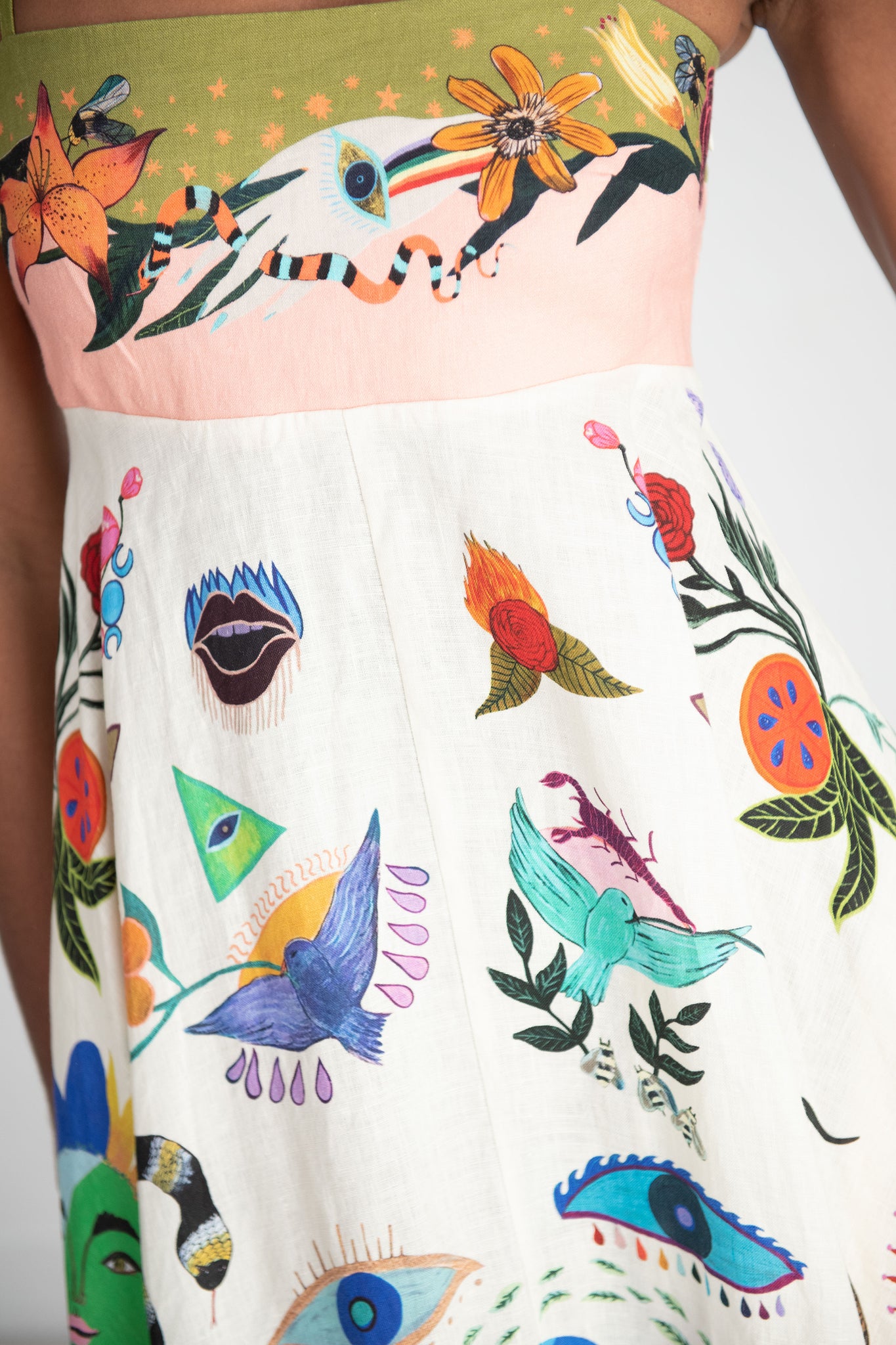 ALÉMAIS - Evergreen Sundress, Multi