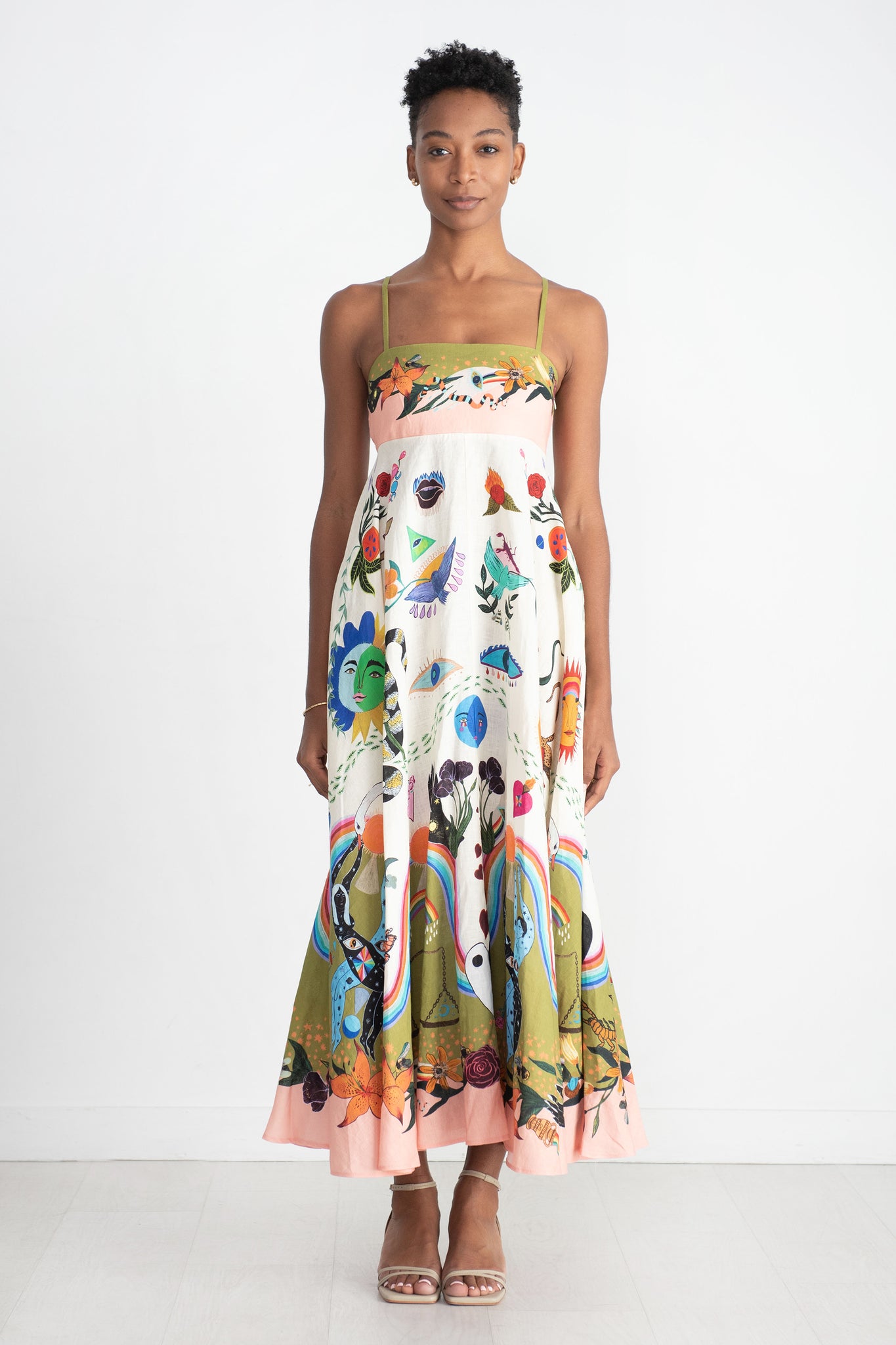 ALÉMAIS - Evergreen Sundress, Multi
