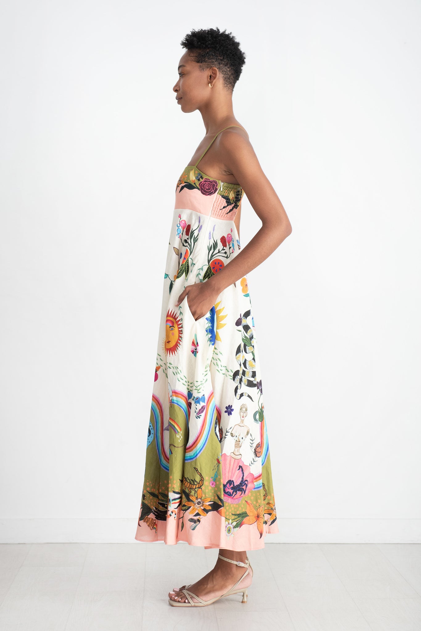 ALÉMAIS - Evergreen Sundress, Multi
