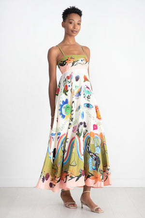 ALÉMAIS - Evergreen Sundress, Multi