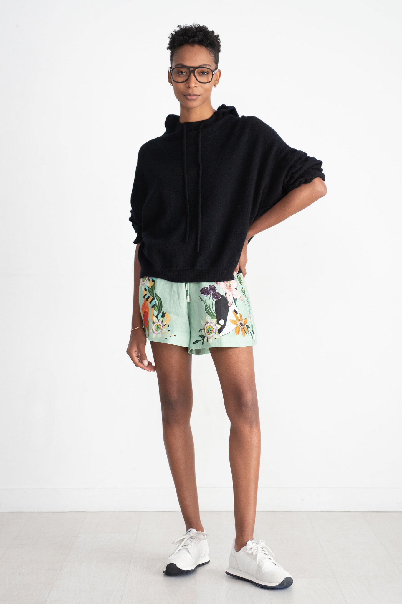 Megan Linen Short, Jade