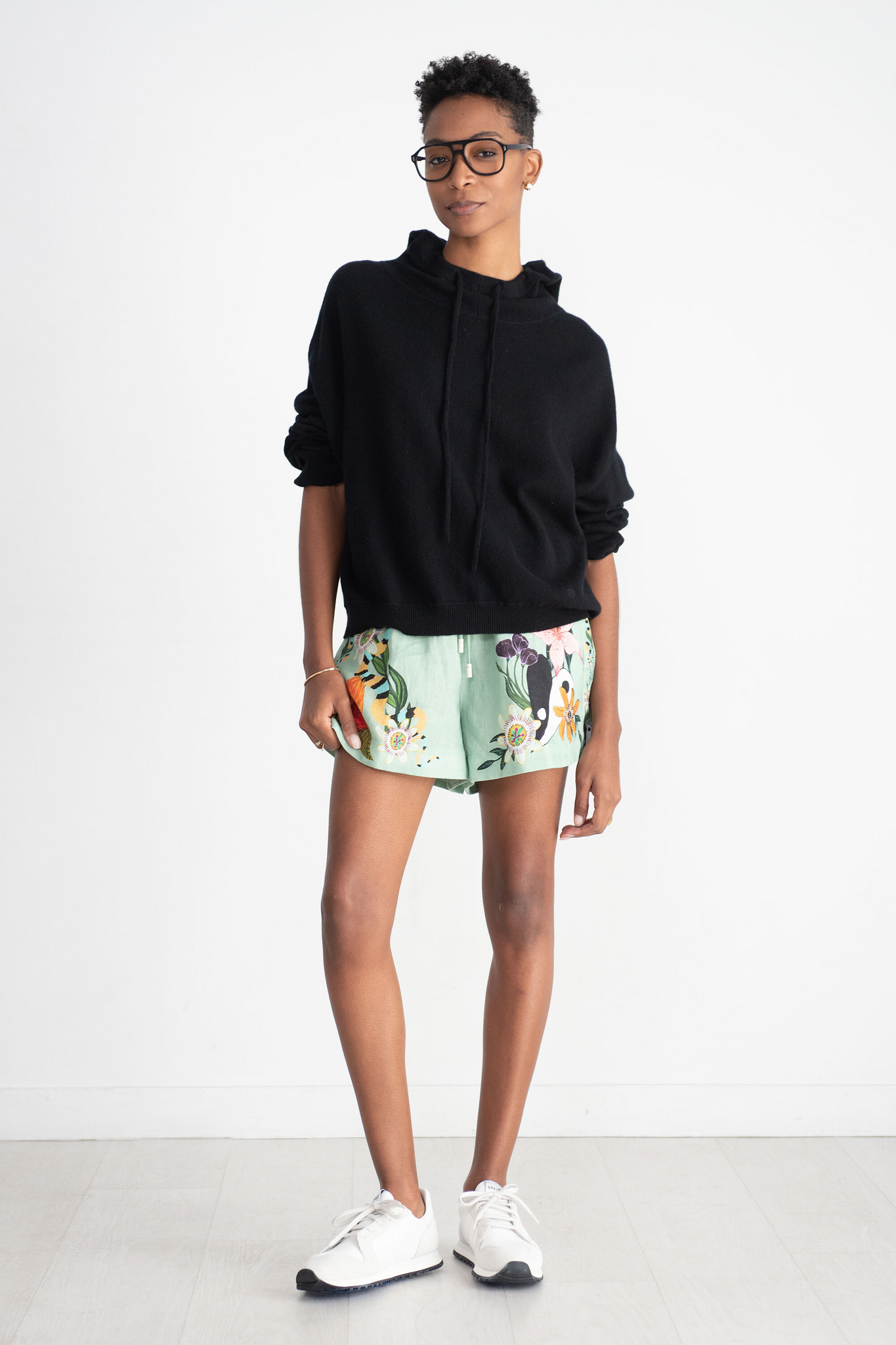 Megan Linen Short, Jade