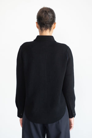 Allude - Shirt, Black & Navy