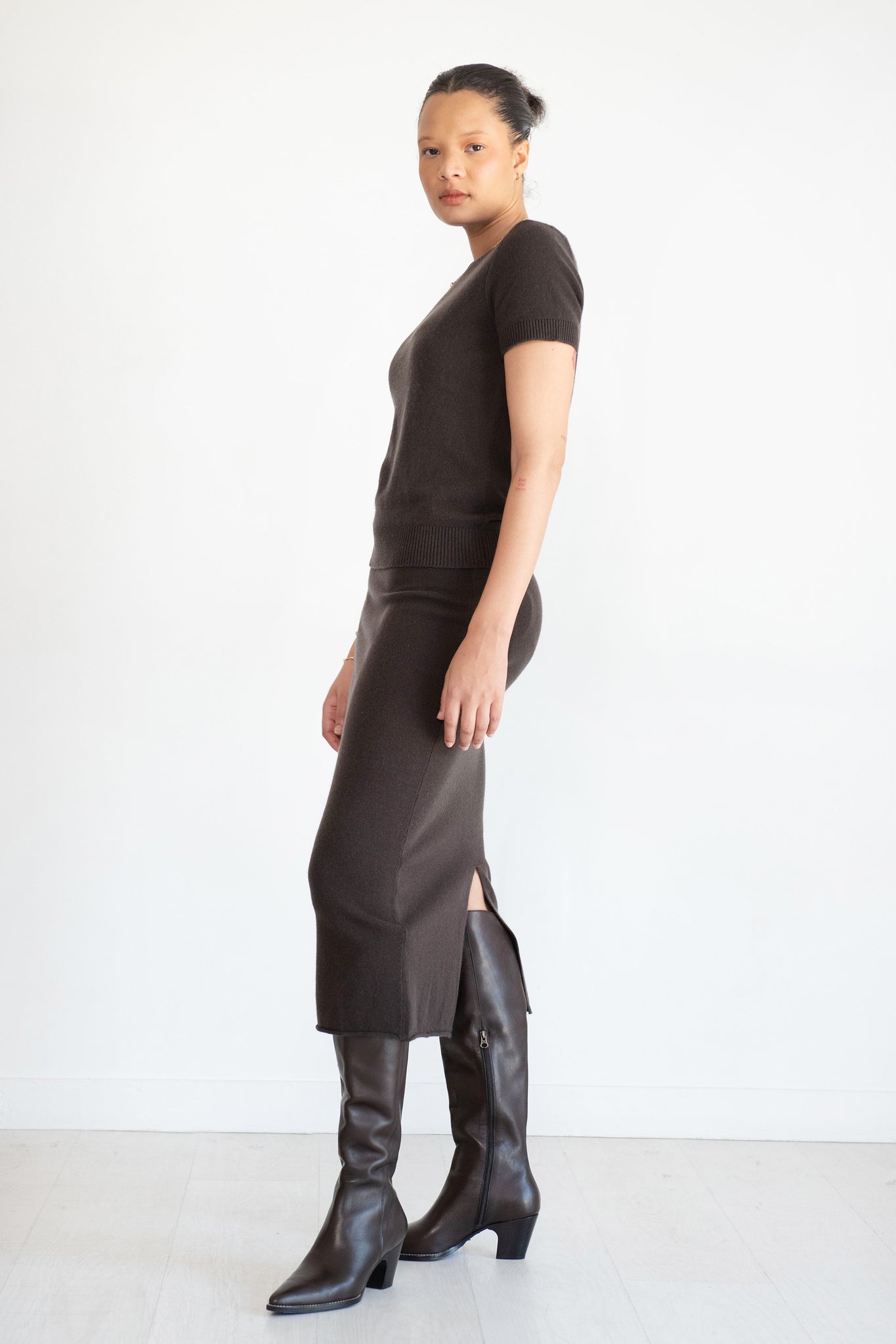 Allude - Skirt, Espresso