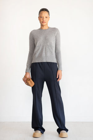 Allude - 2-Pocket Sweater, Heather Grey