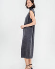 Mockneck Dress, Vulcano Melange