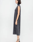 Mockneck Dress, Vulcano Melange