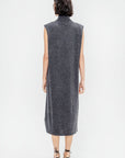 Mockneck Dress, Vulcano Melange