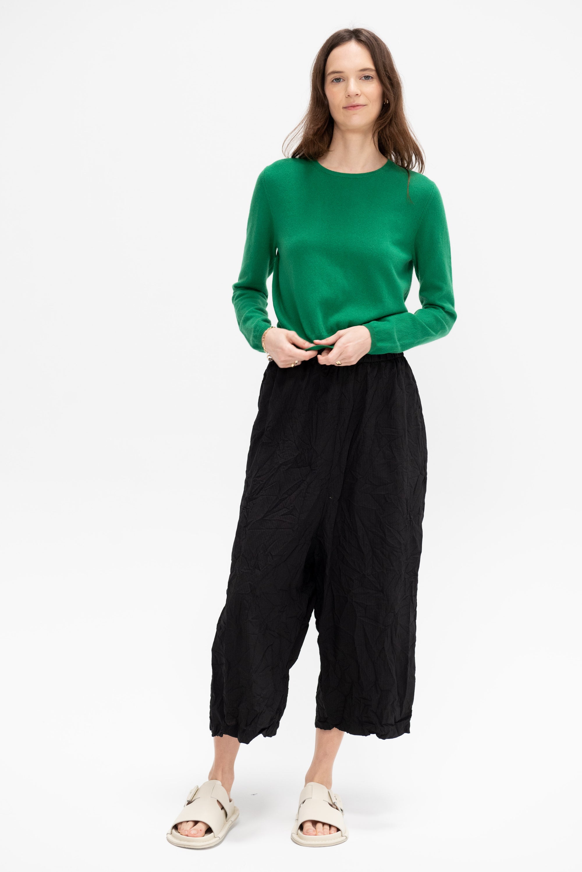 Round Neck Sweater, Clover