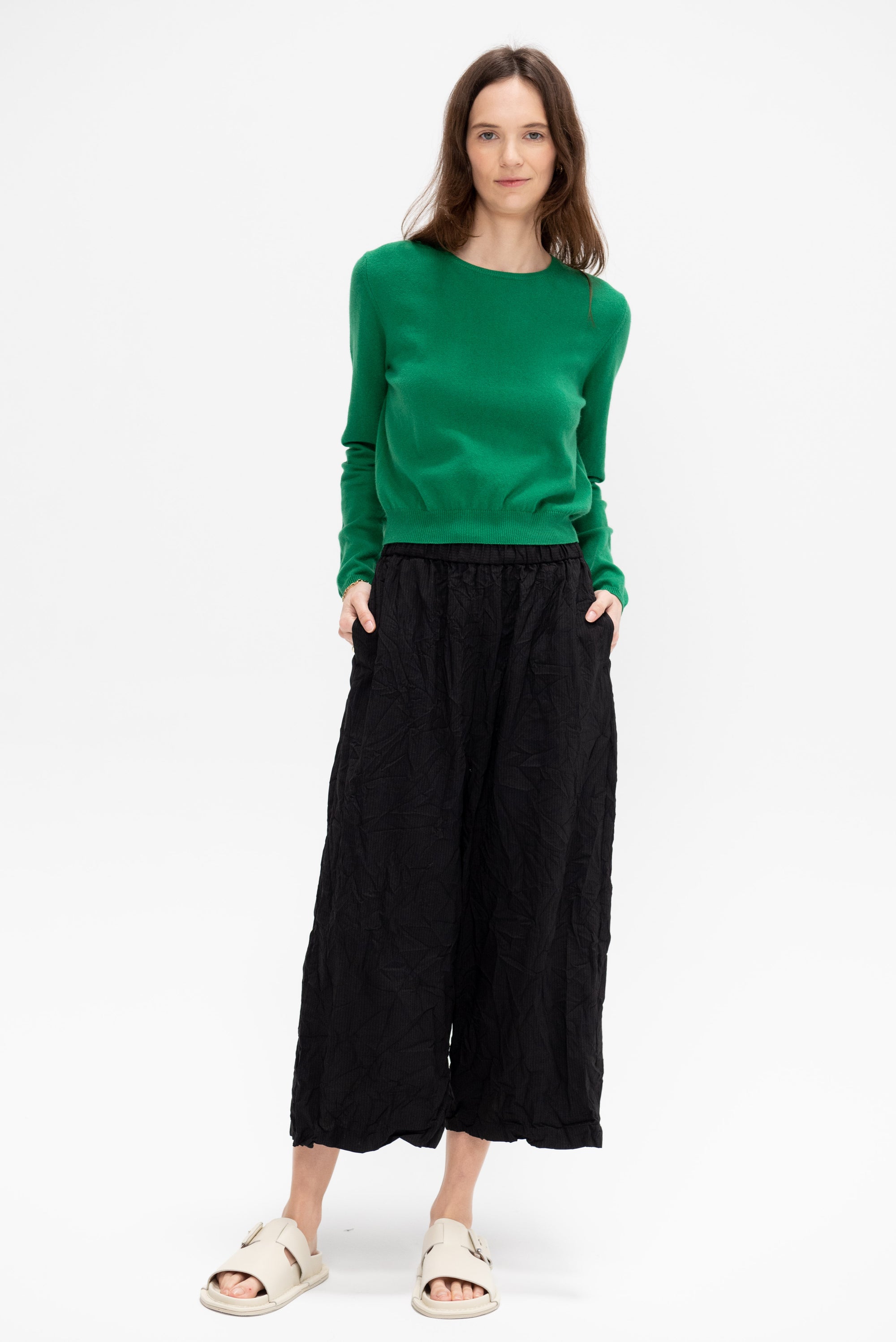 Round Neck Sweater, Clover