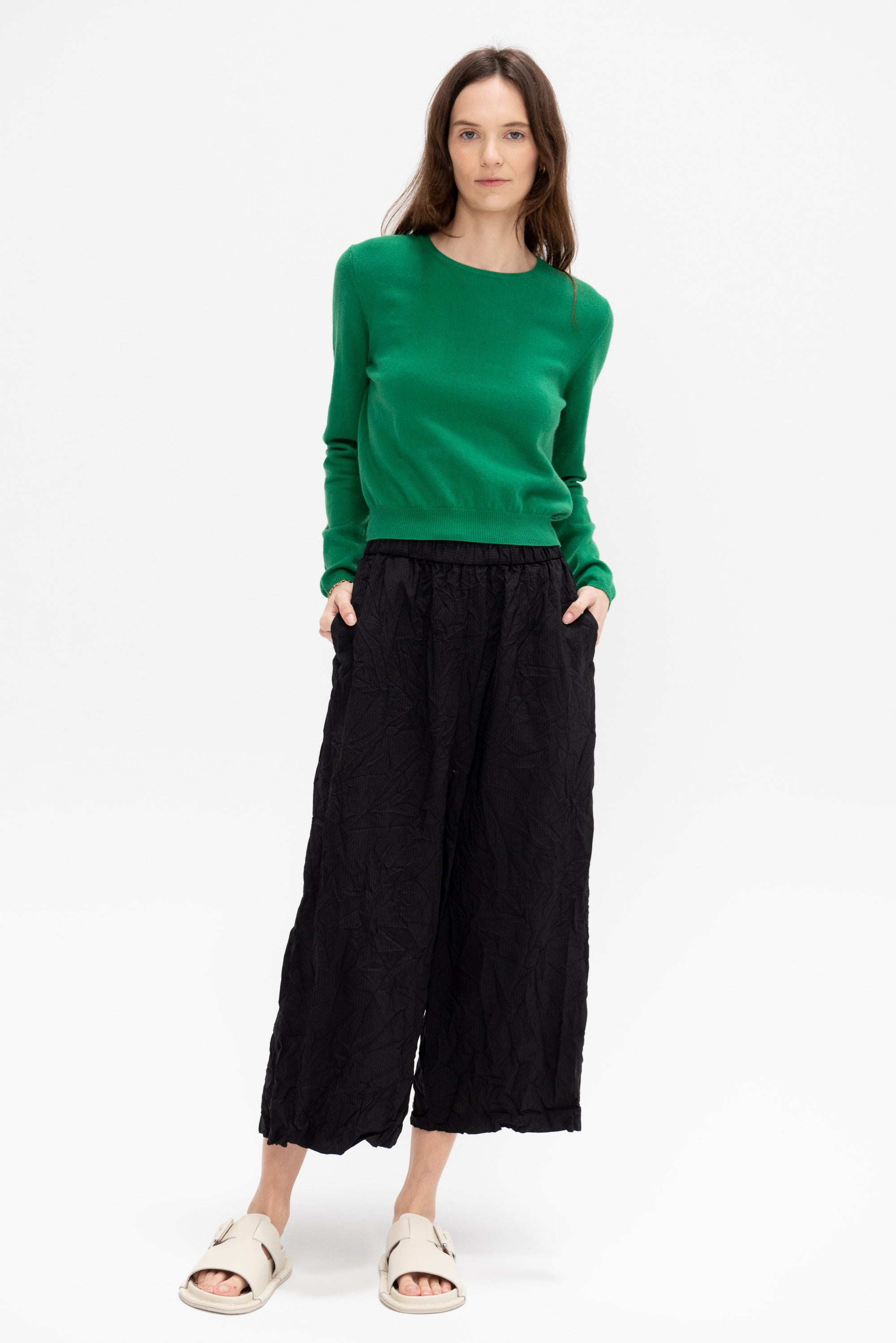 Round Neck Sweater, Clover