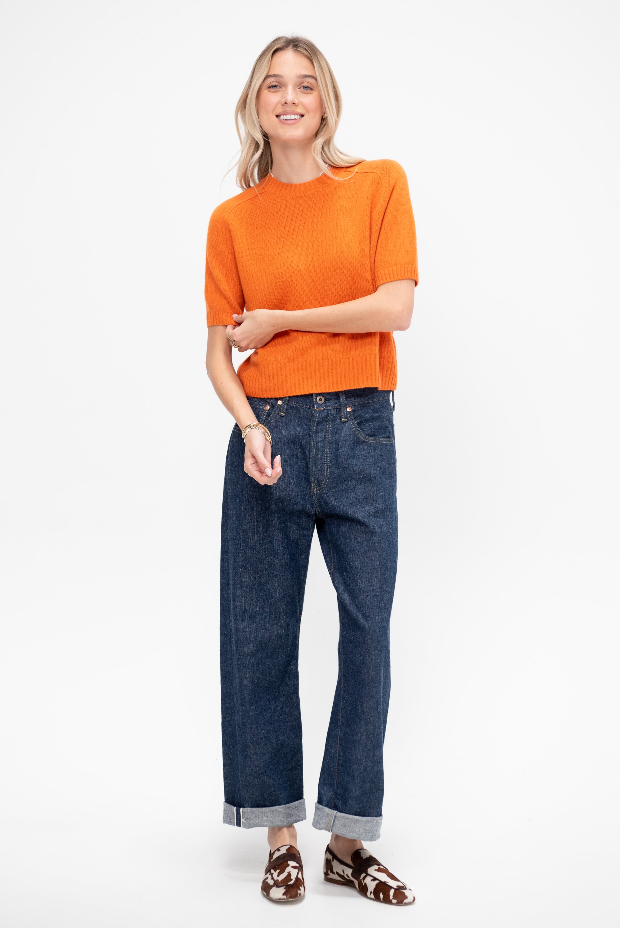 Round Neck Sweater, Tango