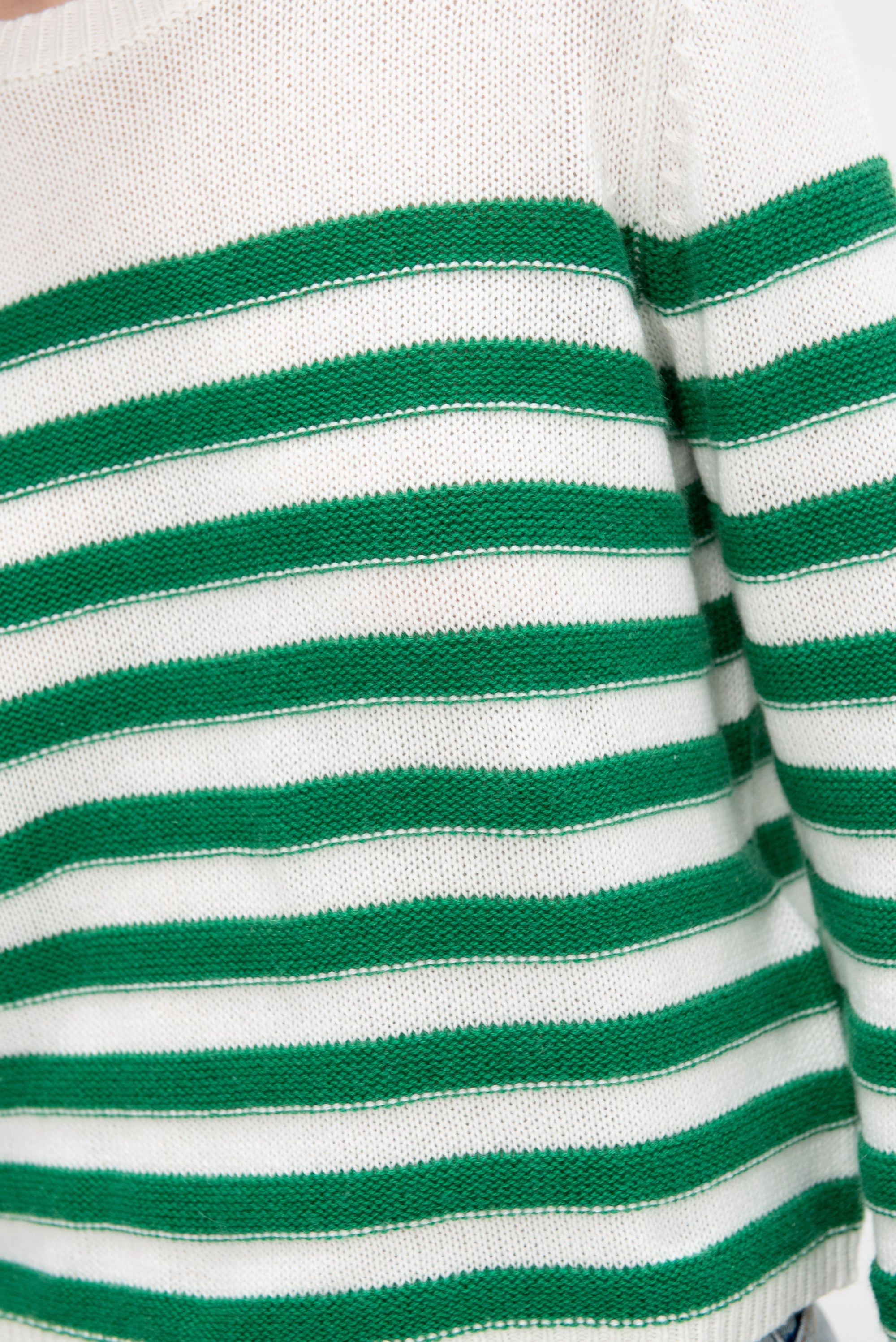 Round Neck Sweater, Stripe
