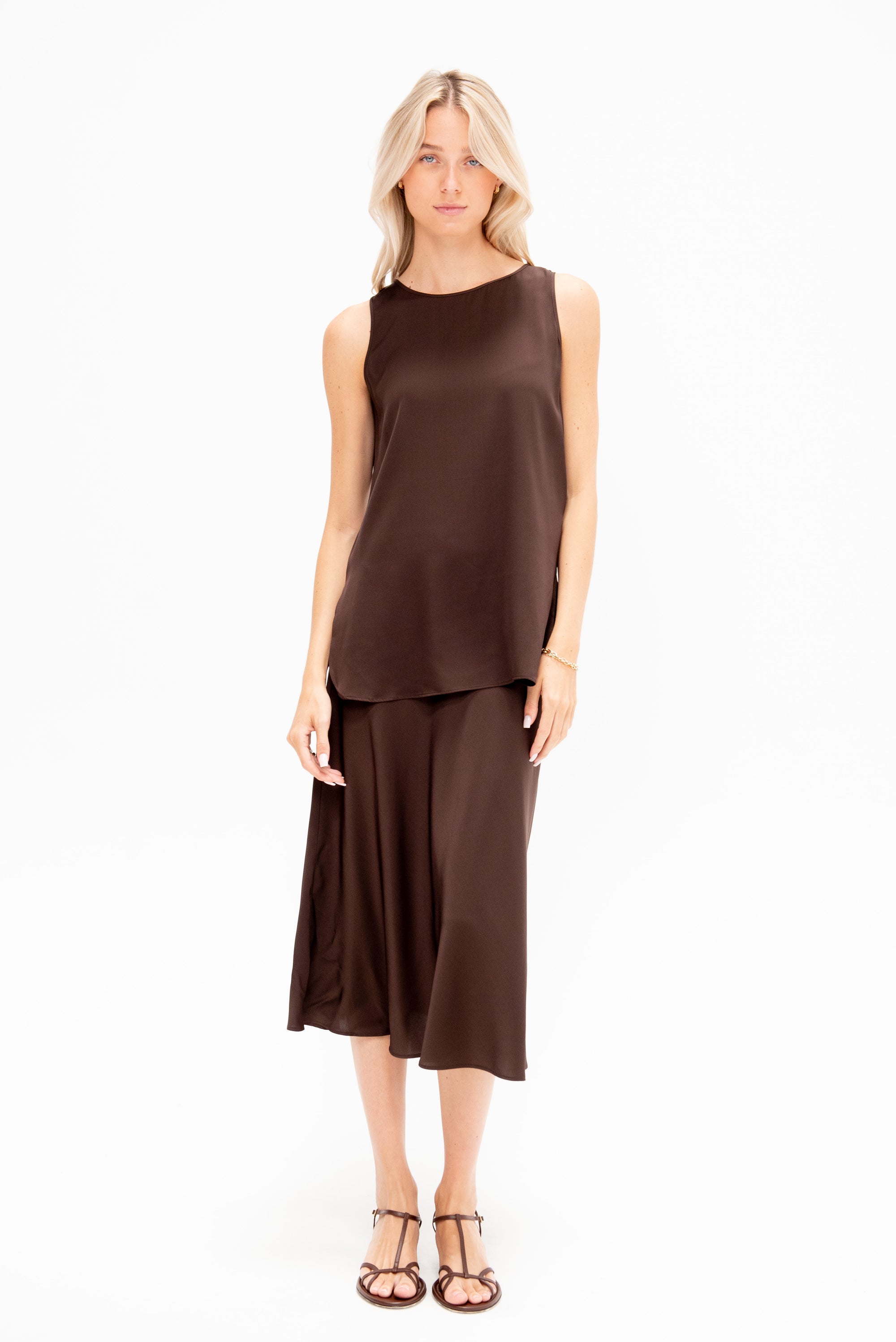 Sleeveless Tank, Ebony